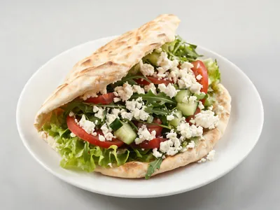 Vejetaryen Döner Tasche